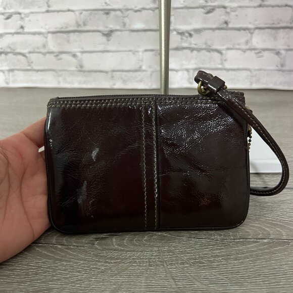 Coact Patent Leather Wristlet - Picture 2 of 4